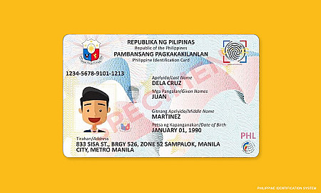 Please claim your national ID at the barangay hall.